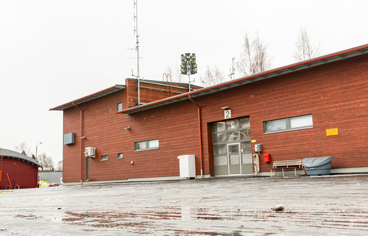 Polvijärven uusi pelastusasema, SKES Rakennusliikkeen saneeraus- ja uudisrakennuskohde.